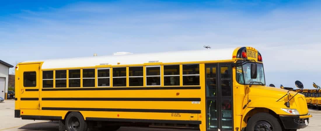 WHAT IS THE LAW FOR PASSING A SCHOOL BUS?