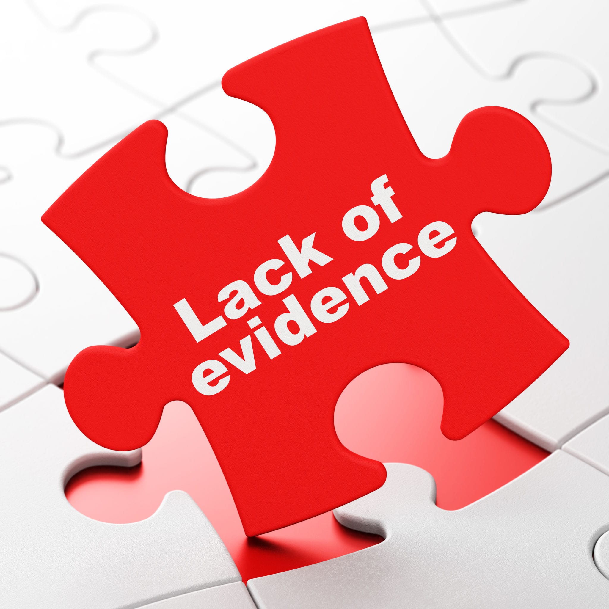 Lack of Evidence in a Crime