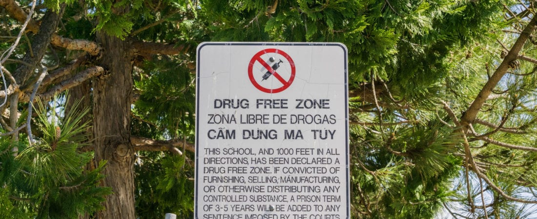 Drug free zones in Illinois