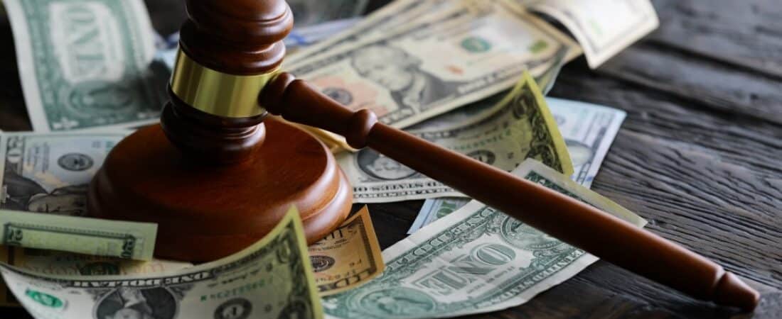 LawyerCosts Gavel and Money